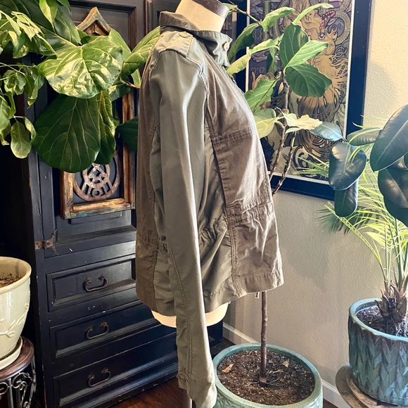 Lucky Brand Khaki Green Utility Jacket - Picture 5 of 13